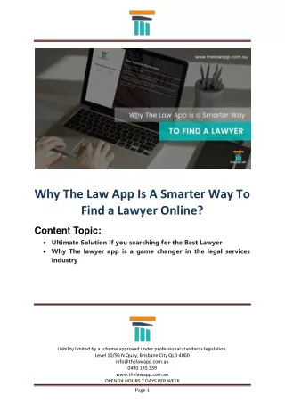 A Smarter Way To Find a Lawyer Online