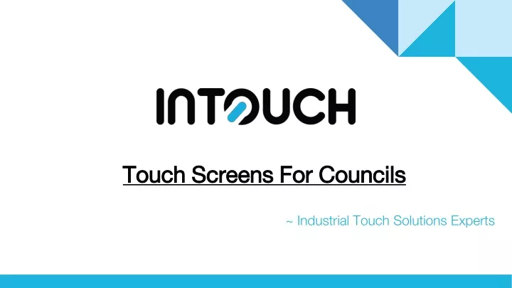 touch screens for councils