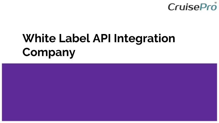 white label api integration company