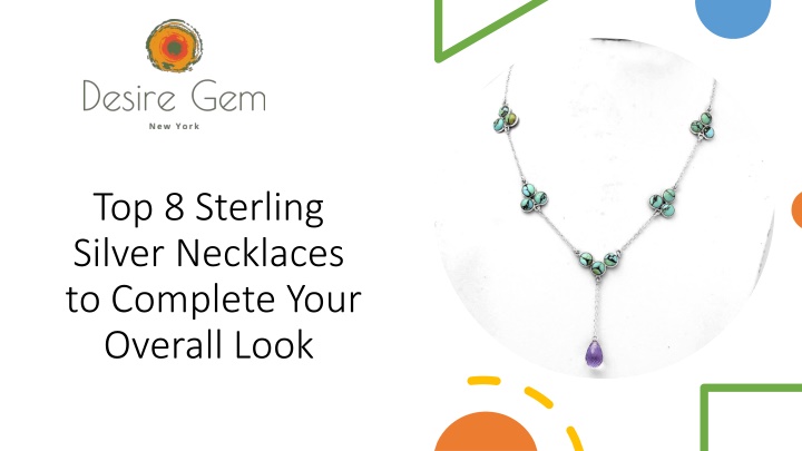 top 8 sterling silver necklaces to complete your overall look