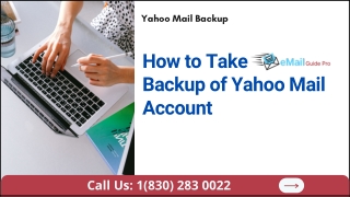How to Take Backup of Yahoo Mail Account