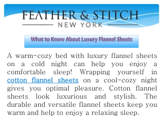 what to know about luxury flannel sheets