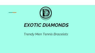 Best Tennis bracelet men