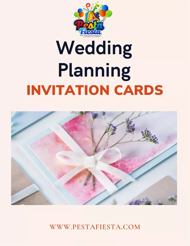 wedding planning invitation cards