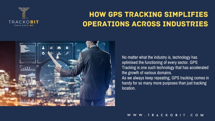 how gps tracking simplifies operations across