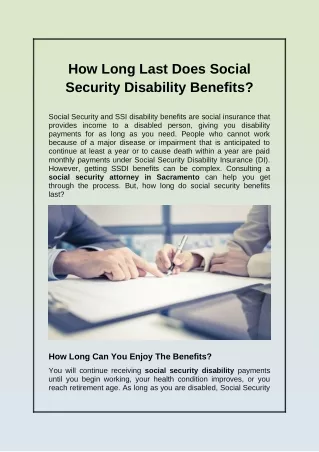how long last does social security disability