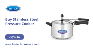 Buy Stainless Steel Pressure Cooker at Best Prices in India - Bestech Cookware