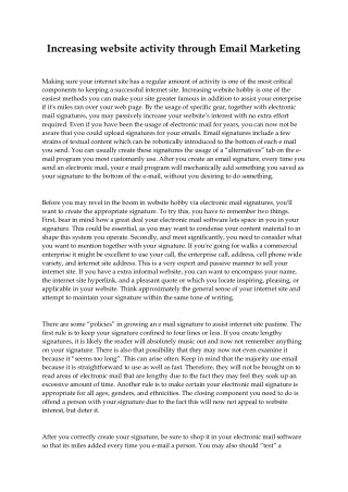 Email Marketing