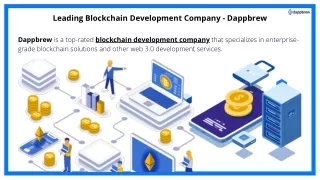Leading Blockchain Development Company - Dappbrew