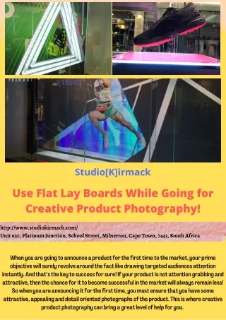 Use Flat Lay Boards While Going for Creative Product Photography!