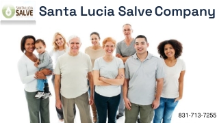 Shop Full Spectrum Oil and Boutique Hemp at Santa Lucia Salve Company