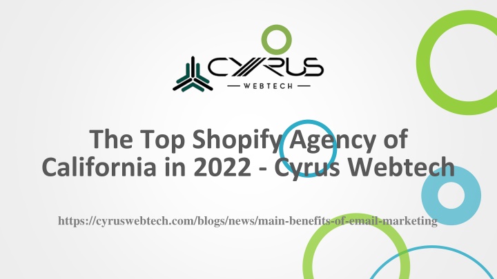 the top shopify agency of california in 2022 cyrus webtech