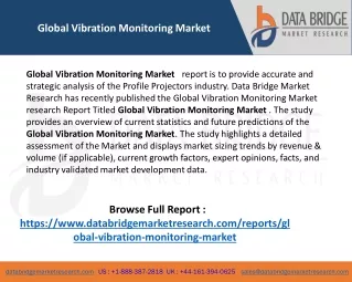 global vibration monitoring market