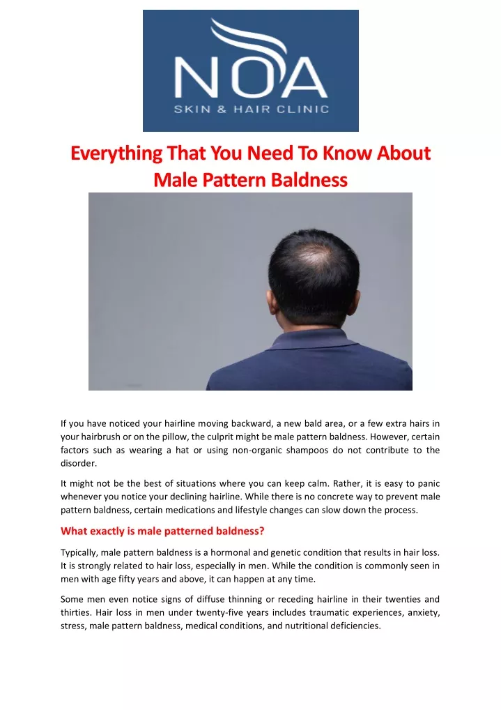 everything that you need to know about male