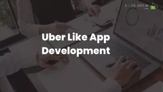 uber like app development