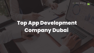Top Mobile App Development Company Dubai - Code Brew Labs