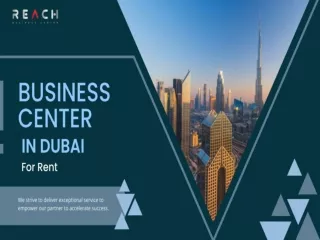 Business Center in Dubai For Rent
