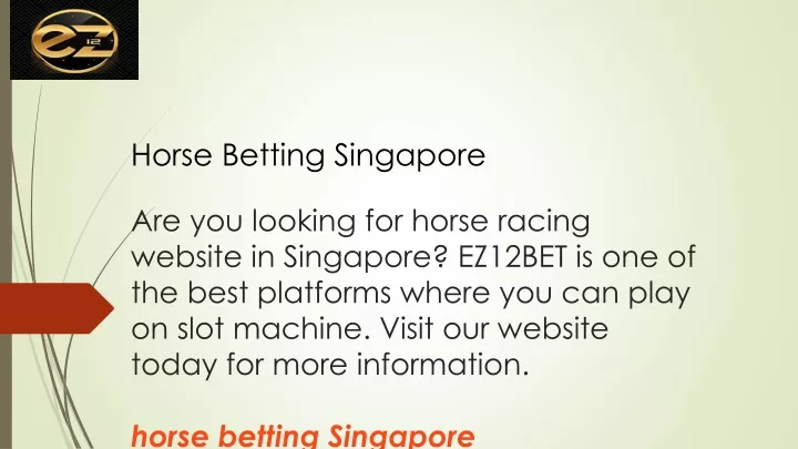 horse betting singapore