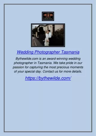 Wedding Photographer Tasmania | Bythewilde.com