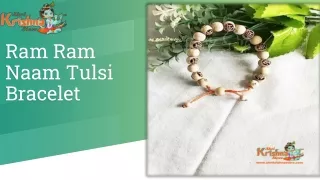 Ram Ram Naam Tulsi Bracelet
