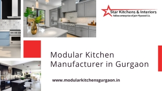 Modular Kitchen Manufacturer in Gurgaon