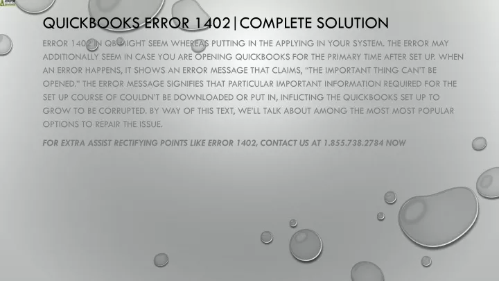 quickbooks error 1402 complete solution