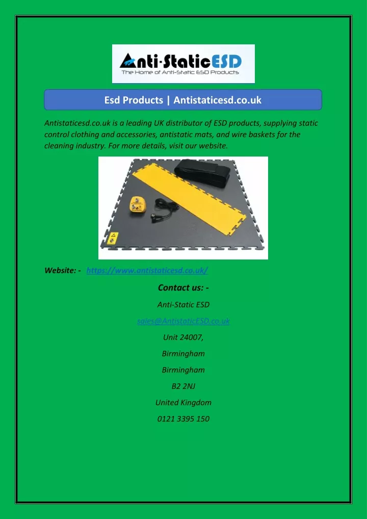 esd products antistaticesd co uk