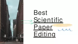 Best Scientific Paper Editing