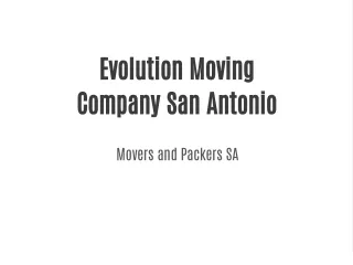 evolution moving company san antonio