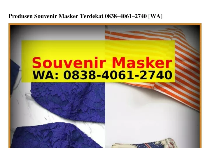 produsen souvenir masker terdekat 0838 4061 2740