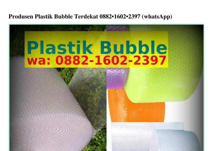 produsen plastik bubble terdekat 0882 1602 2397