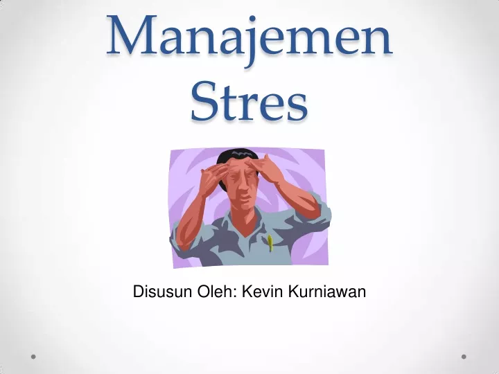 manajemen stres