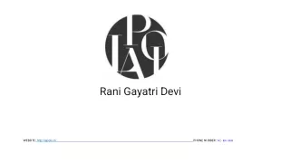 Rani Gayatri Devi