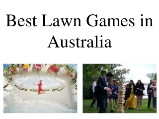 Best Lawn Games in Australia