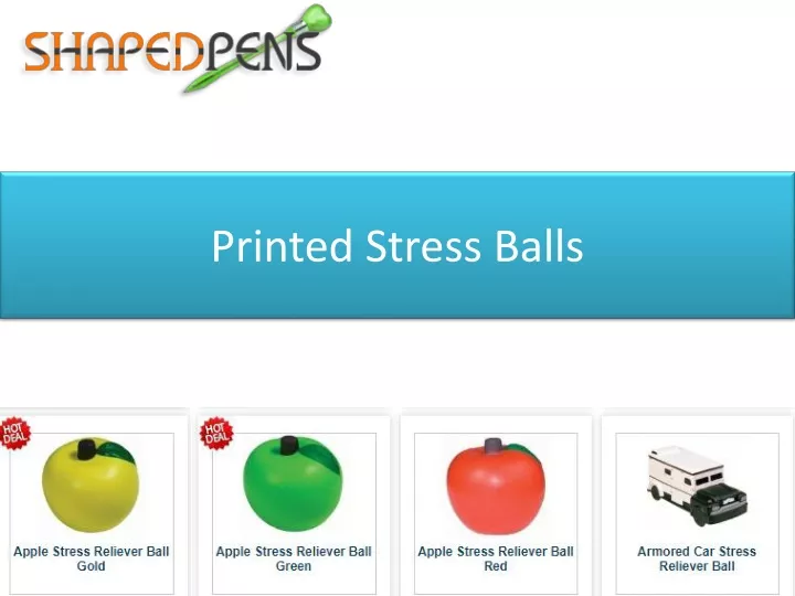printed stress balls