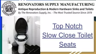 Durable Slow Close Black Toilet Seats