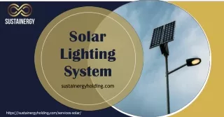 The Best Solar Lighting System- Sustainergy
