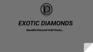 Beautiful Diamond Gold Chains Collection