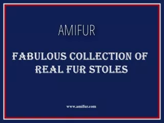 fabulous collection of real fur stoles