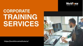 Get innovative corporate training services at Workforce Institute