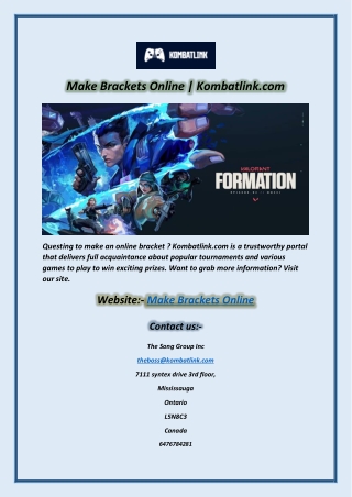 make brackets online kombatlink com