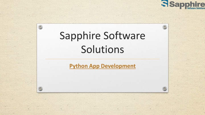 sapphire software solutions