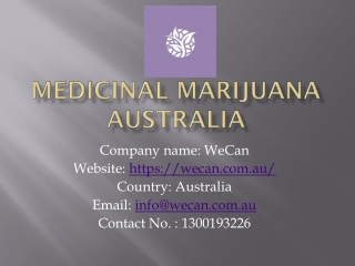 Medicinal Marijuana Australia