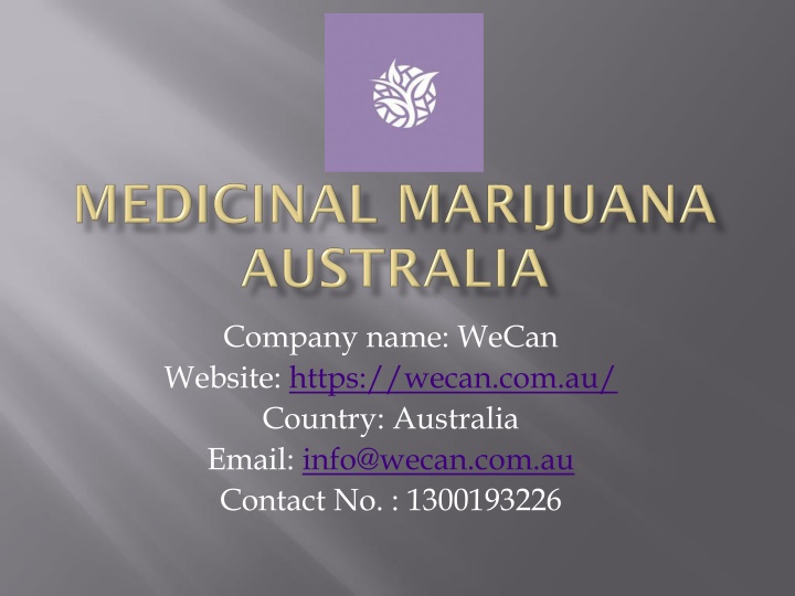 medicinal marijuana australia