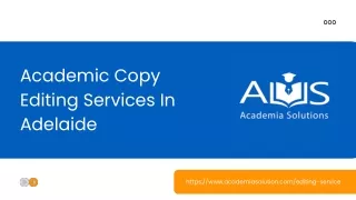 Accurate & Affordable Academic Copy Editing Services In Adelaide