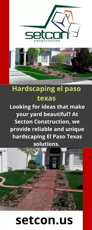 hardscaping el paso texas