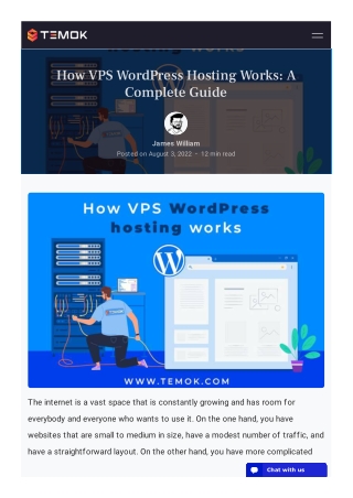 How VPS WordPress Hosting Works A Complete Guide