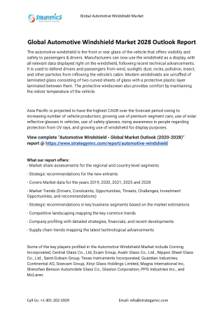 global automotive windshield market