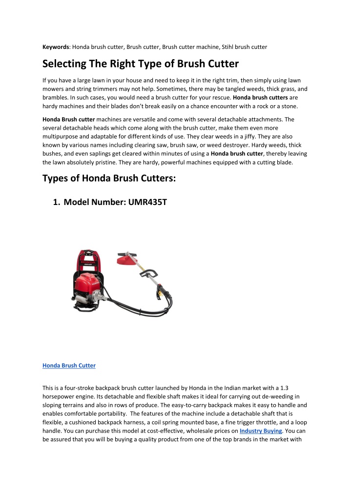 keywords honda brush cutter brush cutter brush