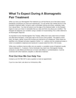 What To Expect During A Biomagnetic Pair Treatment - slide 1